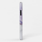 抽象芸術パープルフローラコケット Case-Mate iPhoneケース (裏面/右)