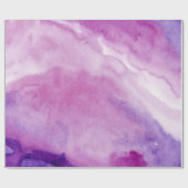 抽象芸術パープルマーブルラッピング紙 ラッピングペーパー (フラット)