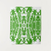 抽象芸術パームツリーズデザイン タペストリー (正面)