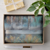 抽象芸術パームツリーズビーチディクページ 薄葉紙 (ギフト)