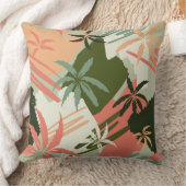 抽象芸術パーム クッション (ブランケット)