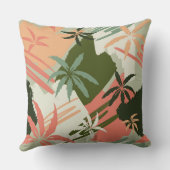 抽象芸術パーム クッション (裏面)