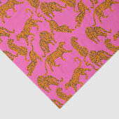 抽象芸術ヒョウと赤い唇と収入ラップ 薄葉紙 (詳細)