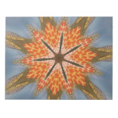 抽象芸術ヒョウのパターン:万華鏡のように千変万化するパターン効果 ノートパッド (正面)