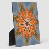 抽象芸術ヒョウのパターン：万華鏡のように千変万化するパターン効果 フォトプラーク (側面)