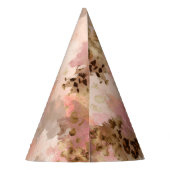 抽象芸術ヒョウ印刷パーティー帽子 パーティーハット (裏面)