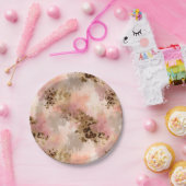 抽象芸術ヒョウ印刷紙プレート ペーパープレート (パーティー)