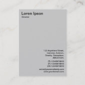 抽象芸術ヒルズ – 琥珀 名刺 (裏面)