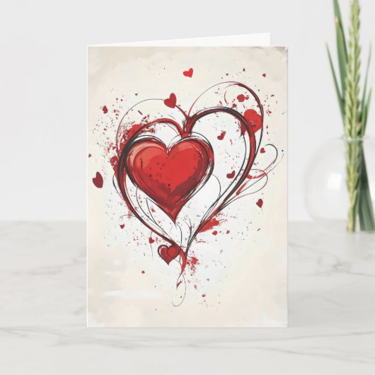 抽象芸術ヒートレッド シーズンカード (正面)