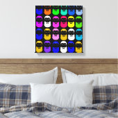 抽象芸術ビアズキャンバスプリント キャンバスプリント (インサイチュ (寝室))