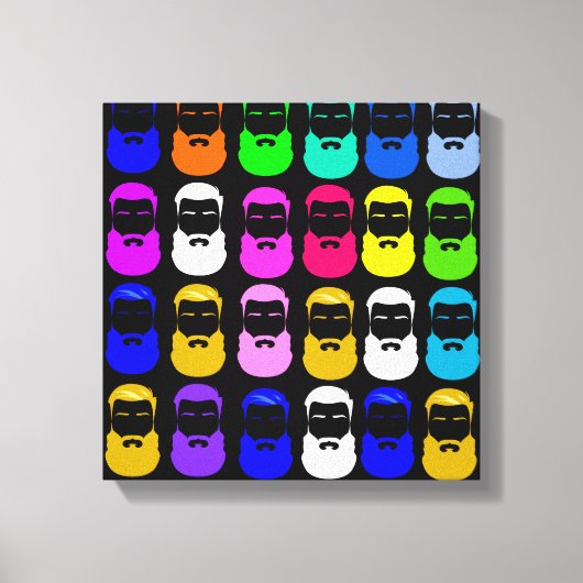 抽象芸術ビアズキャンバスプリント キャンバスプリント (正面)