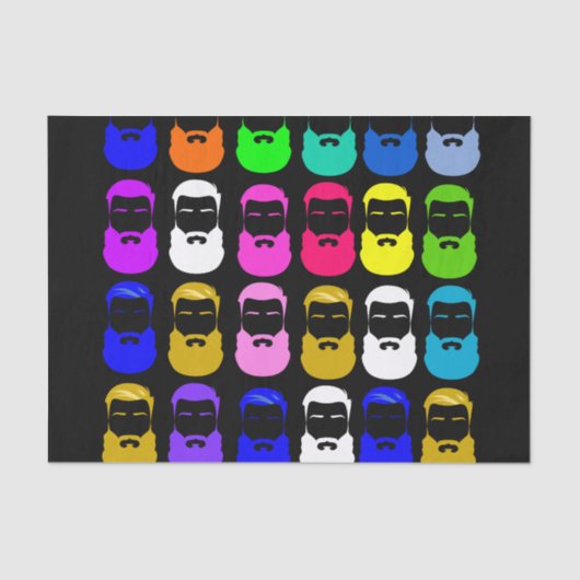 抽象芸術ビアズティッシュペーパー 薄葉紙 (正面)