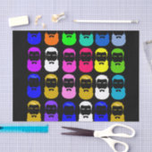 抽象芸術ビアズティッシュペーパー 薄葉紙 (クラフト)