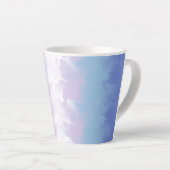 抽象芸術ビエンダープライドフラグ カフェラテマグ (右アングル)