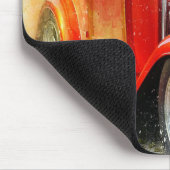 抽象芸術ビンテージカーマウスパッド マウスパッド (コーナー)