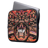 抽象芸術ビークススリーブ ラップトップスリーブ (正面左)