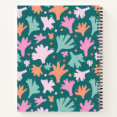 抽象芸術ビージーネームレシピノートブック ノートブック (裏面)