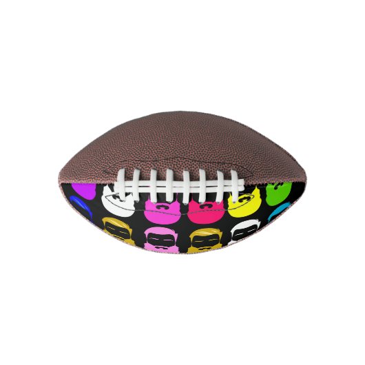 抽象芸術ビーズミニサッカー アメリカンフットボール (正面)