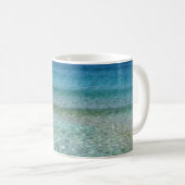 抽象芸術ビーチの背景42 コーヒーマグカップ (正面右)