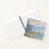 抽象芸術ビーチアート引用文 ノートブック (内部)