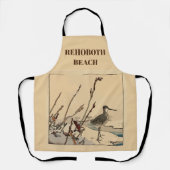 抽象芸術ビーチデザイン追加文字、エプロン エプロン (正面)