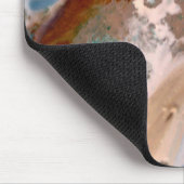 抽象芸術ビーチパターン、水模様、夏おもしろい マウスパッド (コーナー)