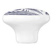 抽象芸術ビーチホタテ セラミックノブ (側面)