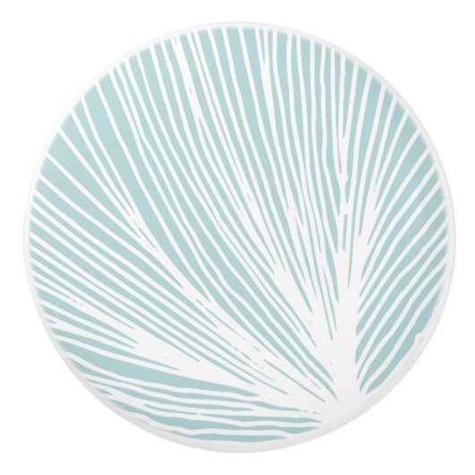 抽象芸術ビーチホタテ セラミックノブ (正面)