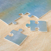 抽象芸術ビーチ沿岸海雲 ジグソーパズル (側面)