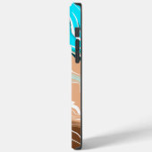 抽象芸術ビーチ流体アート Case-Mate iPhoneケース (裏面 / 左)