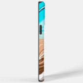 抽象芸術ビーチ流体アート Case-Mate iPhoneケース (裏面 / 右)