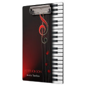 抽象芸術ピアノとレッドクレフ、 音符記号 クリップボード (左)