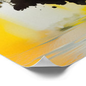 抽象芸術ピアノキャットツリーウィッチーAIアートマットバリュー ポスター (角)