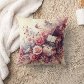 抽象芸術ピアノバラ音楽装飾用クッション クッション (ブランケット)