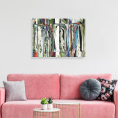 抽象芸術ピアノ鍵 キャンバスプリント (インサイチュ (リビング))