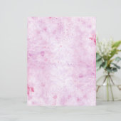 抽象芸術ピンキパープルスクラップブック紙 (スタンド正面)