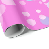 抽象芸術ピンクとカラフル《写真》ぼけ味灯 ラッピングペーパー (ロールコーナー)