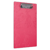 抽象芸術ピンクのクリップボード クリップボード (右)