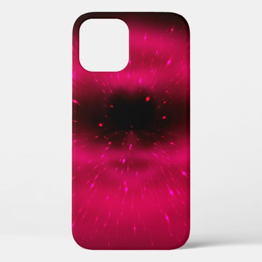 抽象芸術ピンクのフラクタル合成。魔法爆発 Case-Mate iPhoneケース (裏面)