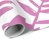 抽象芸術ピンクのブルーベルの花シームレスパターン ラッピングペーパー (ロールコーナー)