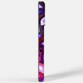 抽象芸術ピンクのヘードパターン，ピンクのエーゲ Case-Mate iPhoneケース (裏面 / 右)