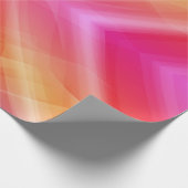 抽象芸術ピンクの幾何学的背景 ラッピングペーパー (角)