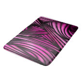 抽象芸術ピンクの渦巻き線 バスマット (アングル)