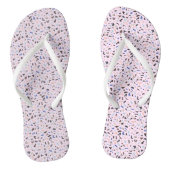 抽象芸術ピンクの背景にモザイク模様 ビーチサンダル (ソール)