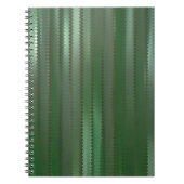 抽象芸術ピンクの背景フラクタル爆発星w ノートブック (正面)