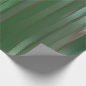 抽象芸術ピンクの背景フラクタル爆発星w ラッピングペーパー (角)