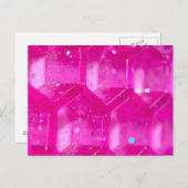 抽象芸術ピンクハイブ ポストカード (正面/裏面)