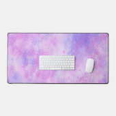 抽象芸術ピンクパープル デスクマット (キーボード&マウス)