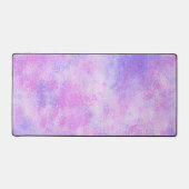 抽象芸術ピンクパープル デスクマット (正面)