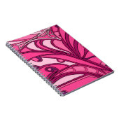 抽象芸術ピンクパ絵画ネル ノートブック (右側)